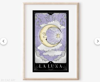 The Moon Tarot Card Premium Art Print, 2 of 3