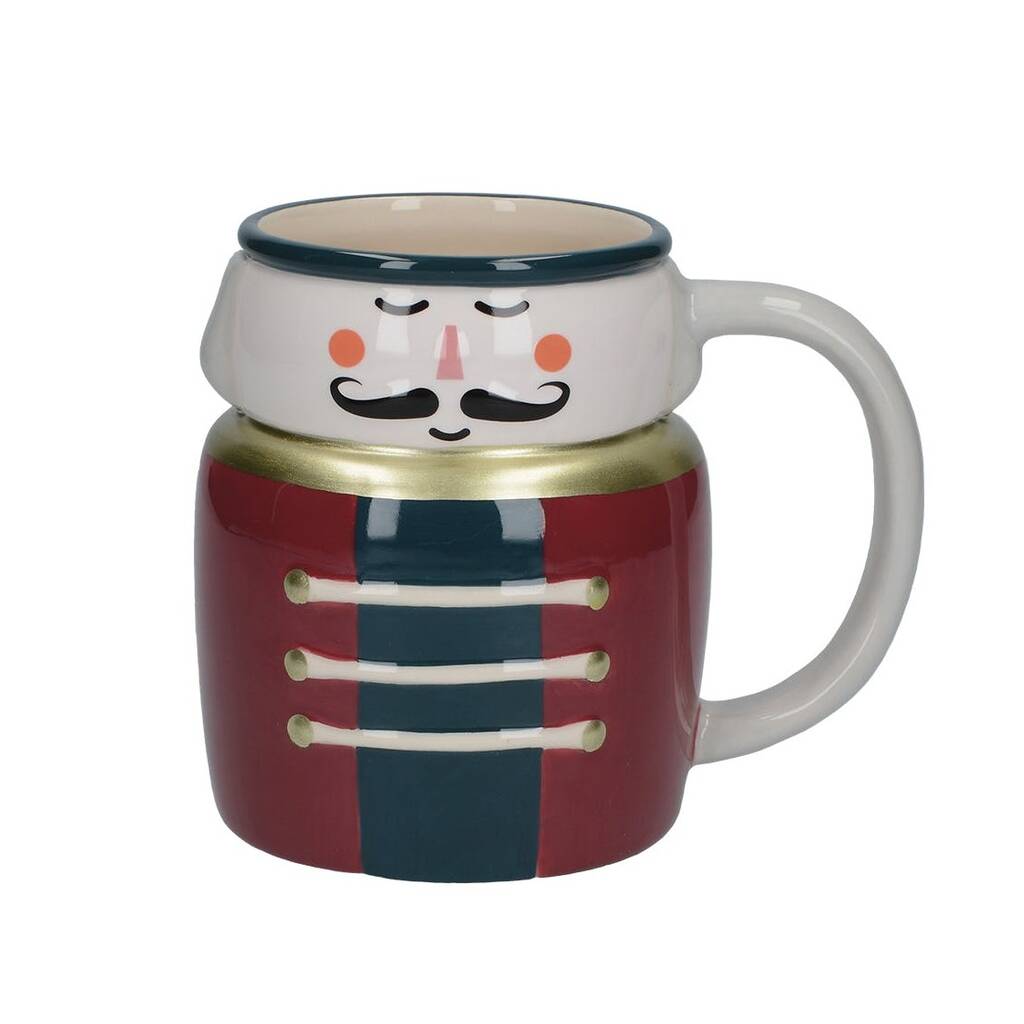 Nutcracker Shaped Christmas Mug By The Alphabet Gift Shop ...