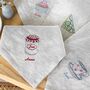 Personalised Afternoon Tea Cotton Linen Napkin Gift Set, thumbnail 1 of 8