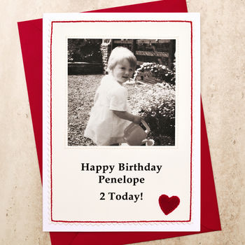 Personalised Photo Birthday Card For Men Or Women, 2 of 3