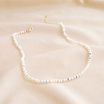 Miyuki Seed Bead And Freshwater Seed Pearl Necklace, 2 of 7