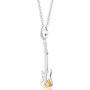 Electric Guitar Charm Necklace, Sterling Silver Or Gold Plated, thumbnail 4 of 10