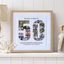 Personalised Golden Wedding Anniversary Photo Collage, thumbnail 2 of 9