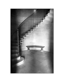 Staircase, The American Monument, Ardennes, France, 2 of 3
