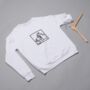 Mountains White And Black Unisex Sweatshirt, thumbnail 2 of 5