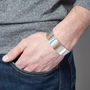 Wide Sterling Silver Cuff Bracelet For Men, thumbnail 1 of 5