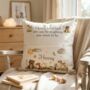 Kids Personalised Woodland Forest Book Pocket Cushion, thumbnail 1 of 3