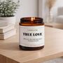 Funny Valentines Gifts For Him True Love Candle For Couples, thumbnail 5 of 10