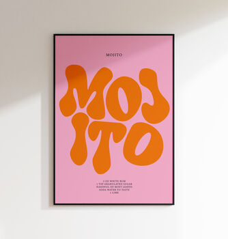 Mojito Cocktail Print, 2 of 8