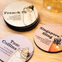 Personalised Plywood Square Cocktail Recipe Coaster Set, thumbnail 6 of 12