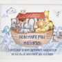 Christening Gift Noah's Ark Print, thumbnail 5 of 9