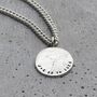 Personalised Men’s Molten Disc Necklace, thumbnail 4 of 8