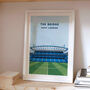 Chelsea Football Stadium Art Print Gift, thumbnail 1 of 6