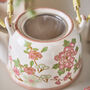 Floral Blooms Ceramic Teapot With Infuser, thumbnail 2 of 5