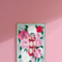 'We Adore You' Motivational Flower Print, thumbnail 5 of 7