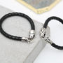 Sterling Silver And Leather Animal Clasp Bracelets, thumbnail 7 of 9