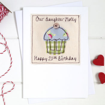 Personalised Birthday Cake Card For Girl, 2 of 12