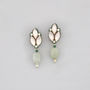 Green, Opal And Gold Semi Precious Earrings, thumbnail 3 of 11
