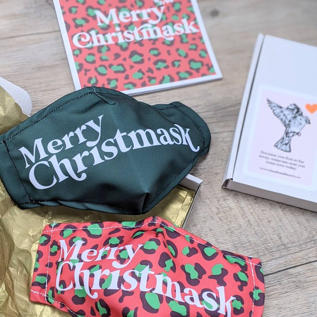 Christmas 2020 Facemask Letterbox Gift Set By Hands & Hearts