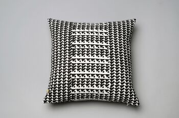 Abstract Waves Pattern Cotton Cushion Cover, 2 of 12