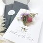 Thank You Dried Flowers Mother Of Bride And Groom Cards, thumbnail 2 of 4