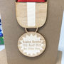 Personalised Congratulations Race Time Medal, thumbnail 7 of 12