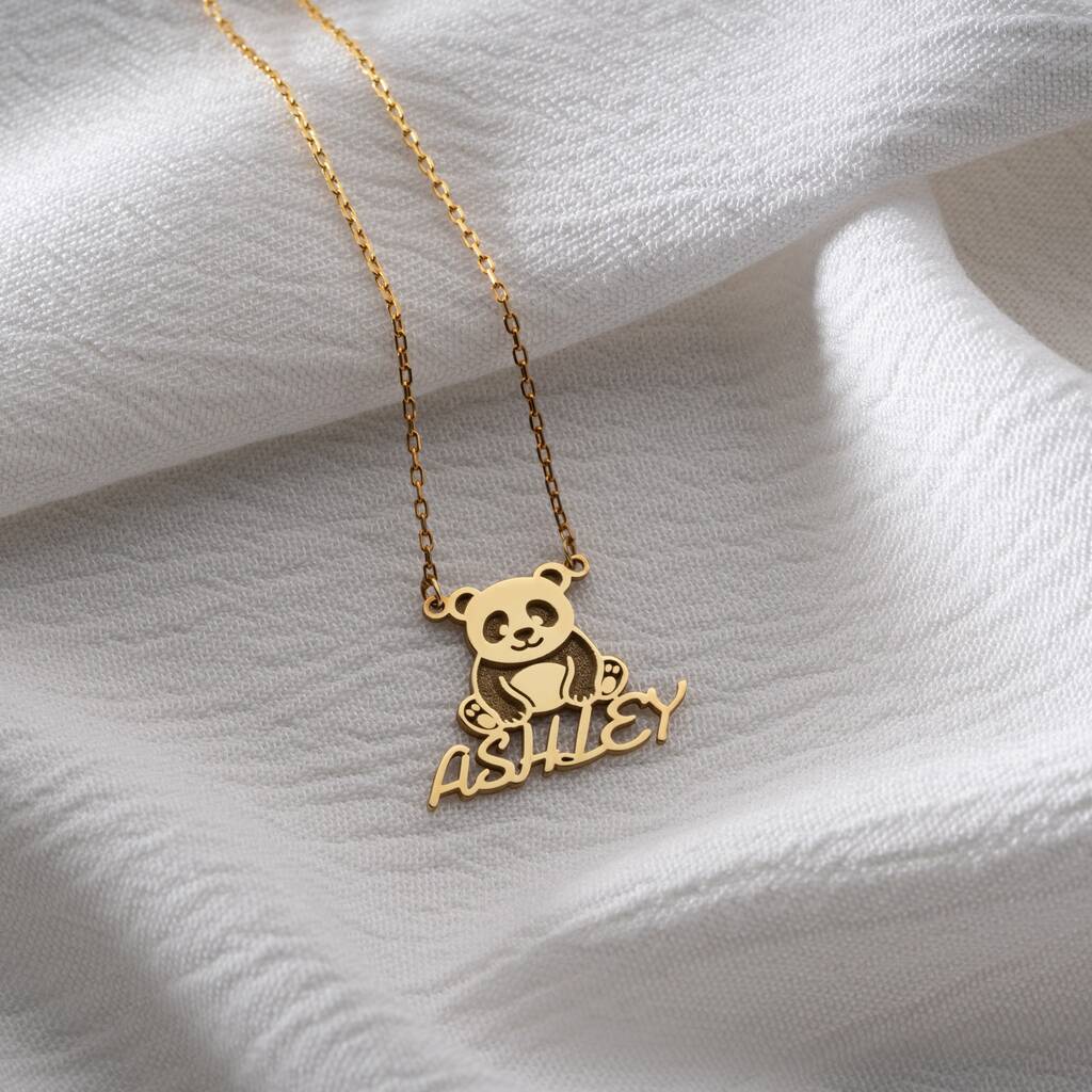 'Pandamonium' Personalised Name Necklace, 1 of 9