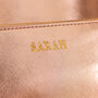 Personalised Metallic Name Travel Accessories Bag, thumbnail 3 of 9