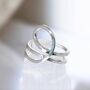 Musical Note Sterling Silver Ring, thumbnail 3 of 5