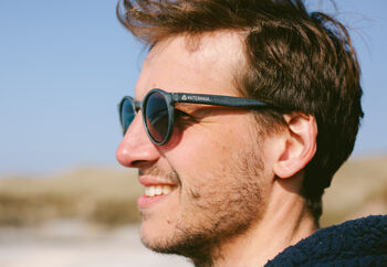 Harlyn Slate 100% Recycled Fishing Net Sunglasses, 3 of 3