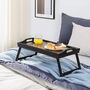 Bed Tray Table Bamboo Folding Legs Breakfast Tray, thumbnail 1 of 6