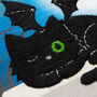 Black Cat Halloween Embroidery Beginners Kit, thumbnail 7 of 7