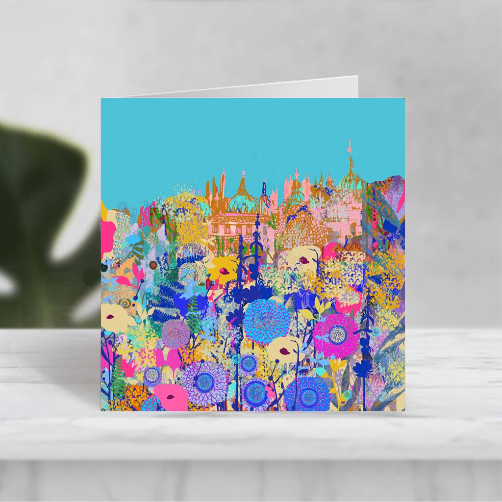 Six Brighton Inspired Blank Greeting Cards By Little Lynch Art