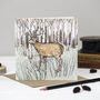 'Doe A Deer' Mixed Pack Of Eight Greeting Cards, thumbnail 5 of 8