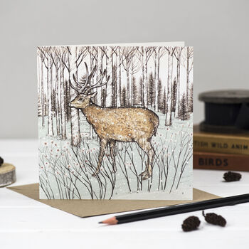 'Doe A Deer' Mixed Pack Of Eight Greeting Cards, 5 of 8