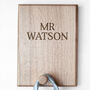 Personalised Couple's Wooden Peg Hook, thumbnail 2 of 12