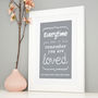 Personalised 'You Are Loved' Art Print, thumbnail 9 of 10