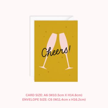 Cheers! Greeting Card, 2 of 3