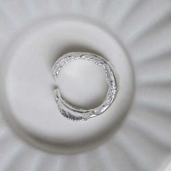 Sterling Silver Feather Ring, 6 of 9