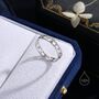 Sterling Silver Moon Phase Ring, thumbnail 4 of 10