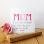 I Know I'm A Handful Mummy Card, thumbnail 4 of 11