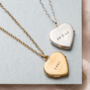 Personalised Heart Locket Necklace, thumbnail 6 of 11