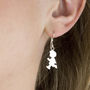 Boy Or Girl Sterling Sterling Silver Earrings For Mum, thumbnail 3 of 5