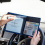 Disabled Blue Badge Parking Permit Wallet In Blue Holographic Scales, thumbnail 2 of 12
