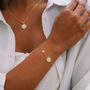 Sun Coin Gift Set | Necklace Earrings And Bracelet, thumbnail 5 of 12