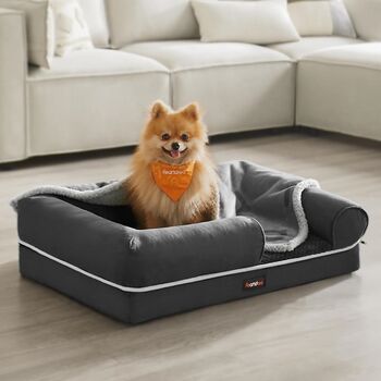 Dog Bed With Sides Removable Washable Cover Dog Sofa, 2 of 12