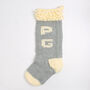 Christmas Knitting Kit Monogram Stocking, thumbnail 6 of 12
