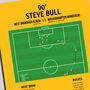 Steve Bull Division Two 1989 Wolves Print, thumbnail 2 of 2