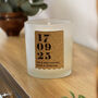 Personalised Anniversary Cork Label Candle Jar, thumbnail 5 of 8