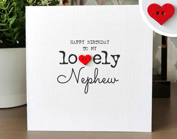 Personalised Birthday Card For Special Nephew, Handmade Card, 3 of 4